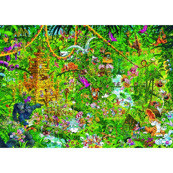 Głęboka dżungla (Puzzle+plakat), Ryba - Sklep Art Puzzle